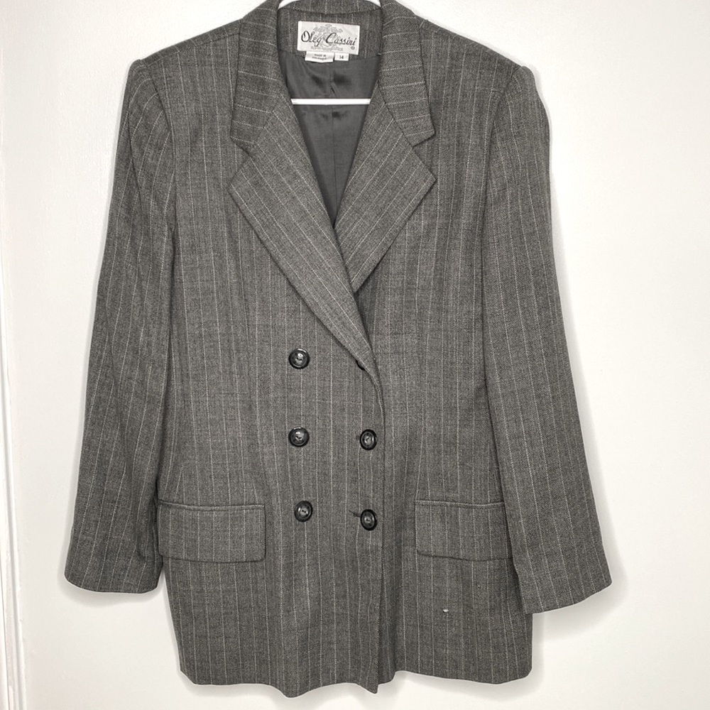 Vintage Oleg Cassini Blazer | sz 14